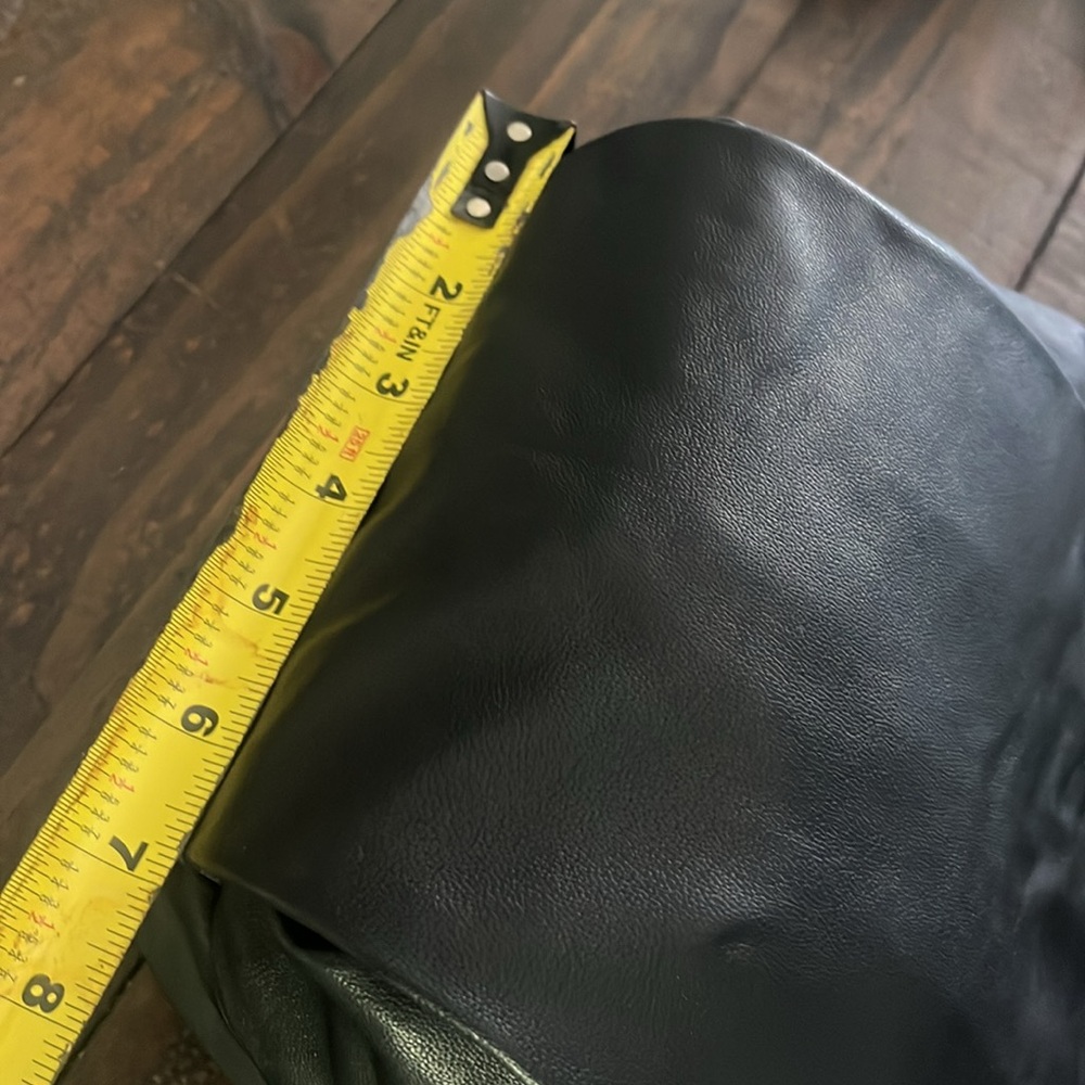 COS Lamb Leather Bucket Tote Bag - Picture 10 of 17